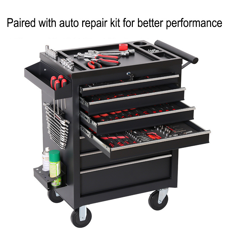 Tools Box For Workshop - 5 Drawer Storage Tool Box Trolley