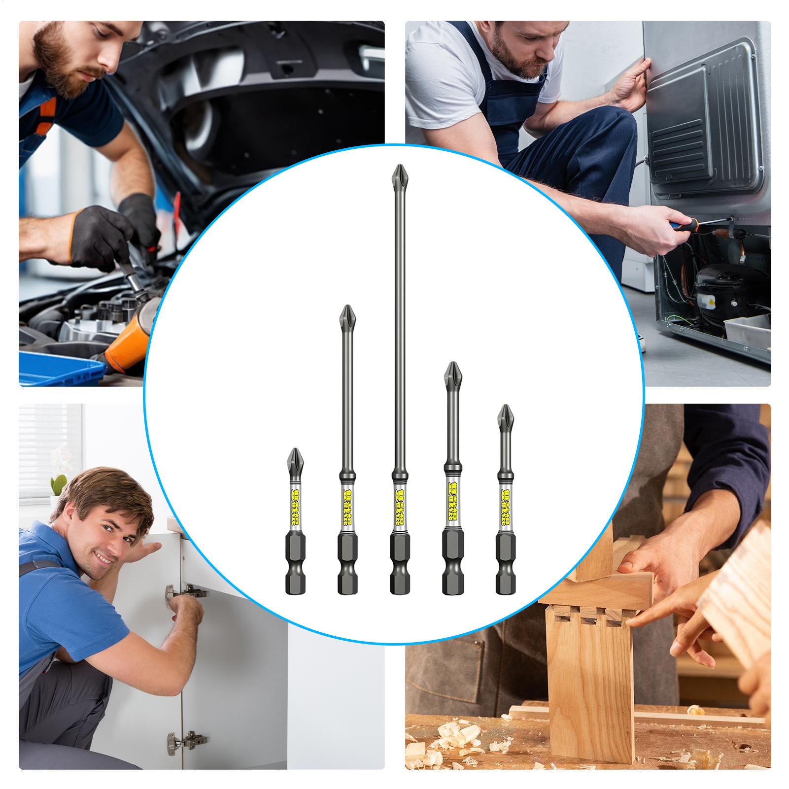 Drill Screwdriver Bit Set 5-Pi - огляд і ціна Tools In The Workshop