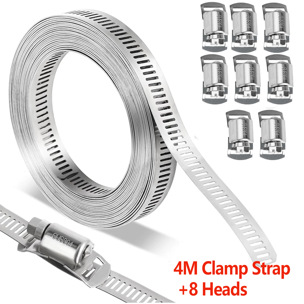 4M Hose Clamp Strap Screw Band - огляд і ціна Pipe Clamp Bar