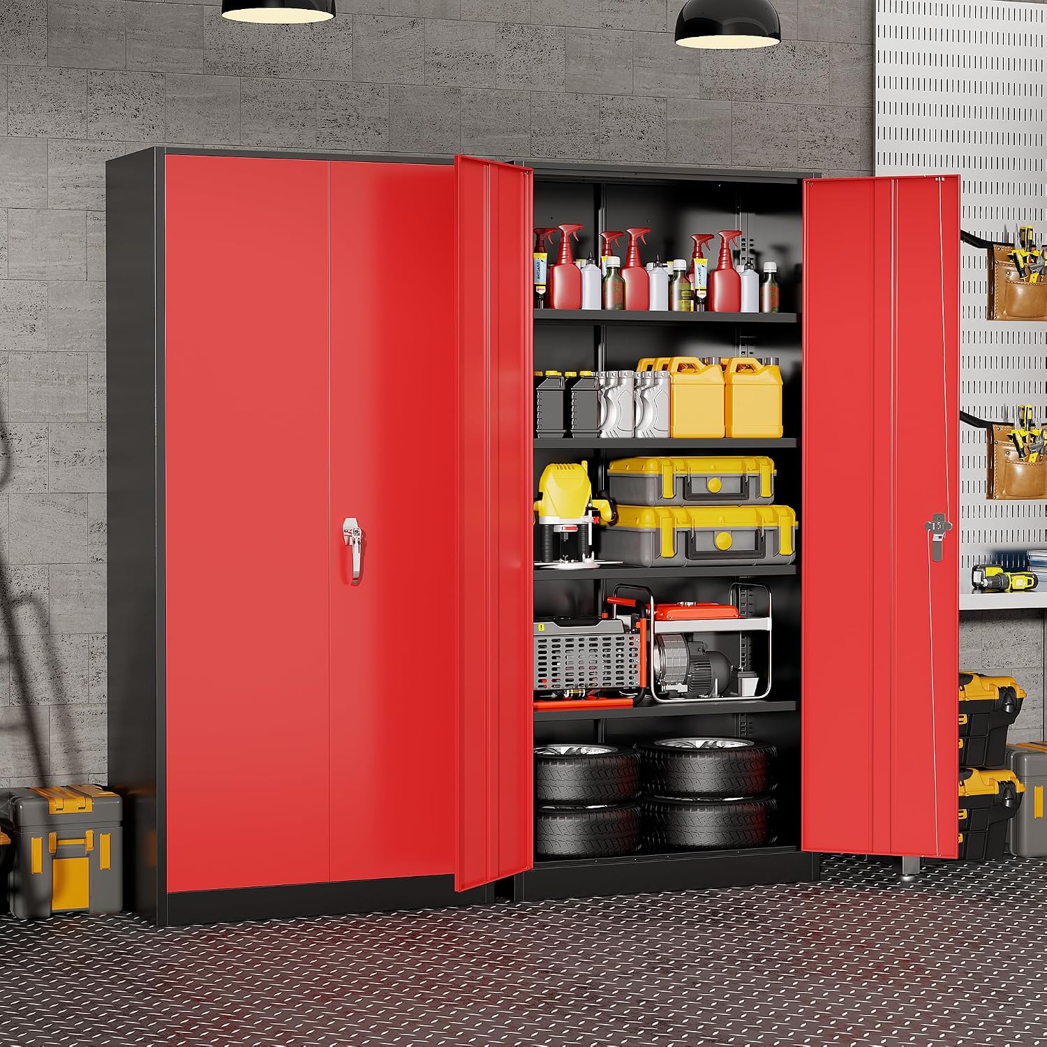 Heavy Duty Metal Garage Storag - огляд і ціна Tools For Home Workshop