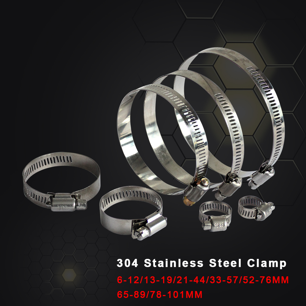 1PCS Hose Clamp 6-12 13-19 21- - огляд і ціна Pipe Clamp Bar