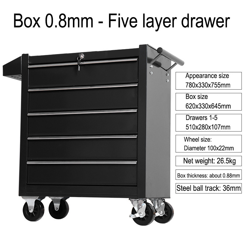 5 Drawer Storage Tool Box Trol - огляд і ціна Tools Box For Workshop