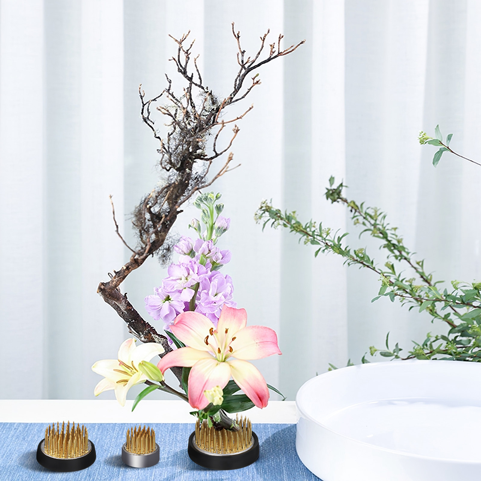 3Pcs Flower Frog Round Stem Ho - огляд і ціна Tools For Home Workshop