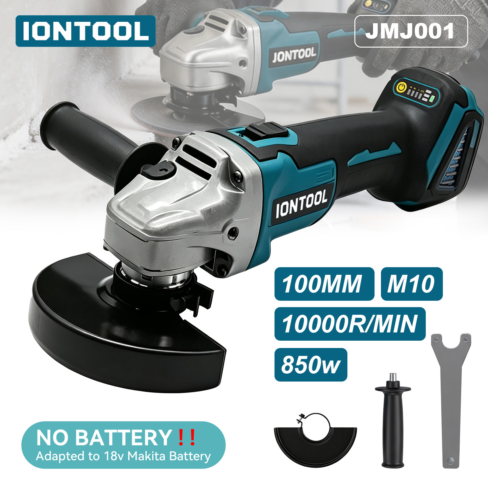 IONTOOL Cordless Angle Grinder - огляд і ціна Tools For Fabrication Workshop