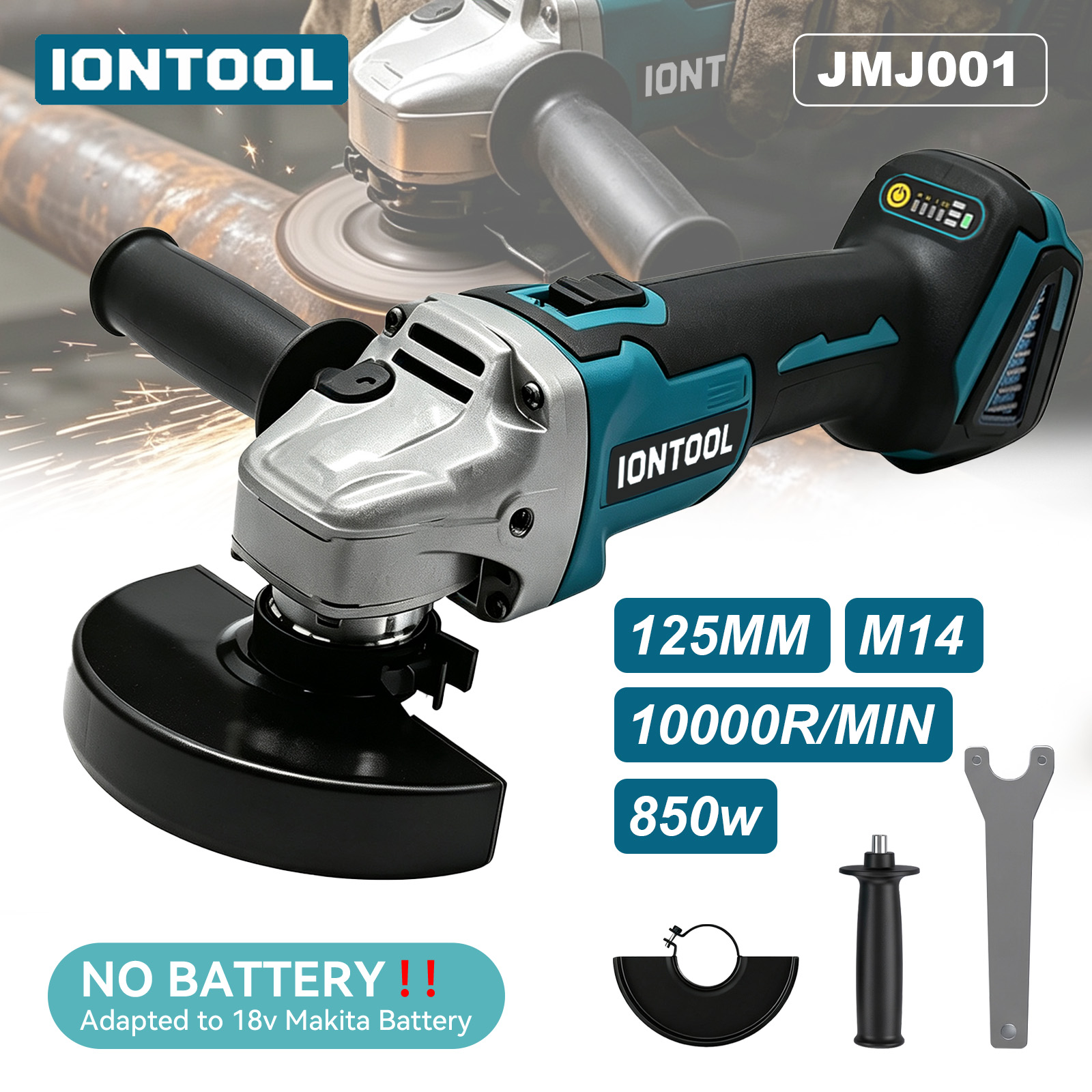 IONTOOL Cordless Angle Grinder - огляд і ціна Tools For Fabrication Workshop