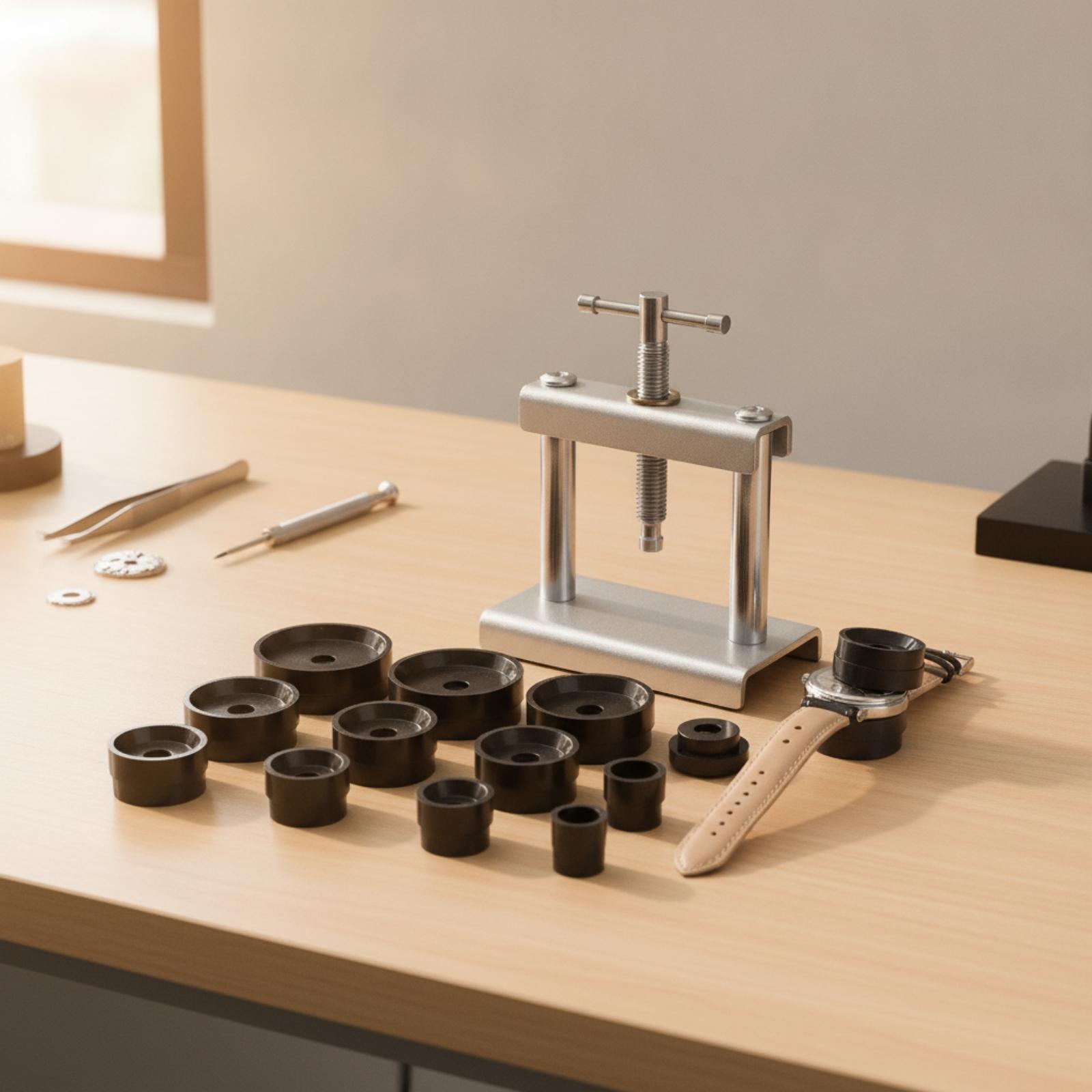 Watch Case Press Desktop Watch - огляд і ціна Tools In The Workshop